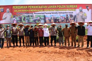 Kapolda Sumbar Pantau Lokasi Tanah Polri Dipancang Merah Kabupaten Solok