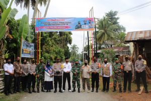 Kapolres Kabupaten Solok Kunjungi Kampung Tangguh Covid-19 di Kecamatan Kubung