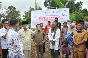 Peletakkan Batu Pertama Pembangunan Replika Roemah Djoeang Mr. Syafruddin Prawiranegara