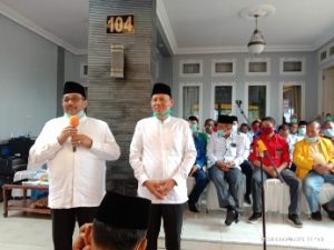 Deklarasi Pasangan Calon Bupati dan Wakil Bupati Pasaman Benny-Sabar Berjalan Khidmat dan Meriah