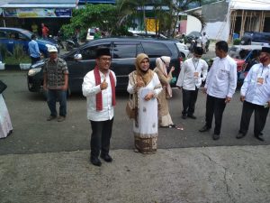 Bapaslon Betti Shadiq Pasadigoe – Edytiawarman Resmi Mendaftar ke KPUD kabupaten Tanah Datar.