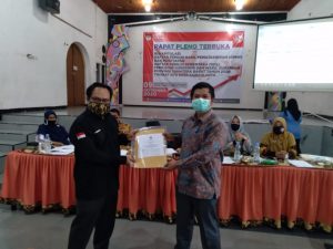 KPU Kota Sawahlunto Gelar Rapat Pleno DPHP menjadi DPS Pilgub Sumbar 2020