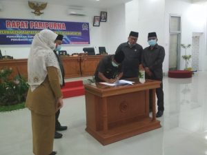 DPRD dan Pemda Kabupaten Tanah Datar Sepakati Anggaran Perubahan Tahun 2020