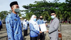 Pengambilan Sumpah ASN Dipimpin Lansung Pj Bupati Solok Selatan