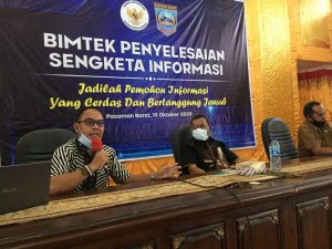Terungkap Dalam Bintek, Arif Nyatakan Pidana Informasi Publik Delik Aduan