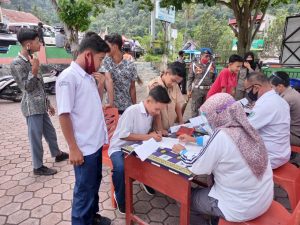 Operasi Yustisi di Pasar Asam Kumbang, 52 Orang Tak Bermasker, Pelanggar Didominasi Pelajar