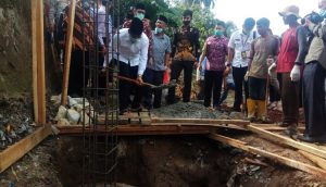 PJS Bupati Tanah Datar Gandengi Gurbernur Sumbar Peletakan Batu Pertama Dermaga Parkir Mesjid Subullussalam 