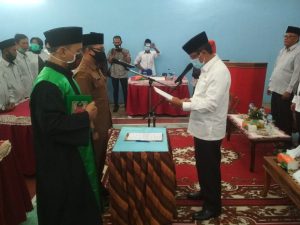 Pjs. Bupati Tanah Datar Erman Rahman Lantik PJ Wali Nagari Tambangan