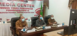 Rapat Virtual Terbatas Pengadaan Vaksin Covid-19 Diikuti Pemkab Pasaman