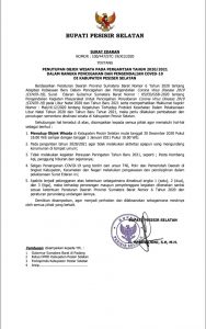Cegah Munculnya Klaster Tahun Baru, Pemkab Pessel Tutup Objek Wisata, Mulai 30 Desember Hingga 1 Januari Pagi