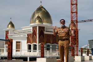 Bupati Hendrajoni Rencana Peresmian Mesjid Terapung Samudera Illahi