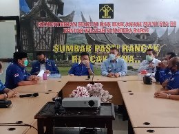 Perkuat Gerakan DPP, Jajaran Demokrat Sumbar Kunjungi Kanwil Kum Ham