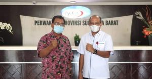 Dirut Perumda Air Minum Kota Padang Kun jungi BPKP Sumatera Barat