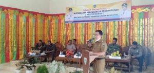 Wabup Pessel Buka Musrenbang RKPD Tahun 2022 di Nagari Bayang Utara