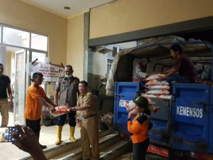 Bantu Korban Banjir di Rahul Tapan, Dinsos P3A Drop Beras 10 Ton, BPBD Dirikan Dapur Umum