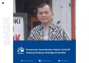 Persentase Kesembuhan Pasien Covid-19 Padang Panjang Tertinggi di Sumbar