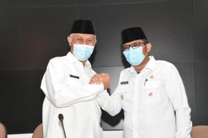 Gubernur Mahyeldi Lantik Wali Kota Padang Hendri Septa Defenitif Rabu 07-04-2021