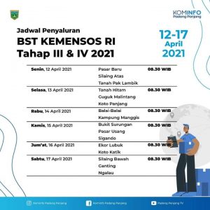 Besok Kota Padang Panjang Kembali Salurkan BST Kemensos 