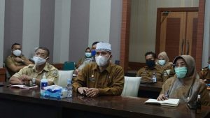 Plh. Bupati Adlisman Mengikuti Rapat Virtual Bersama Pj. Gubernur Sumbar