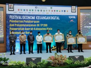 Bentuk TP2DD Pemkab Pessel Dapat Penghargaan Dari Bank Indonesia