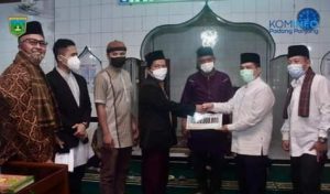 TSR Provinsi Kunjungi Masjid Nurul Ihsan,  Pj. Sekdaprov Ajak Waspadai Penyebaran Covid-19