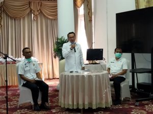 Bupati Eka putra Silaturahmi dengan Awak Media di Indojolito