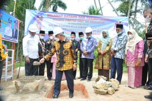 Gubernur Sumbar Lakukan Peletakan Batu Pertama Pembangunan SDIT Cinta Qur’an Islamic School di Tanjung Balik