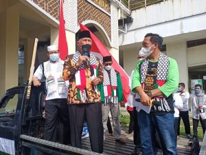 Kecam Israel, Gubernur Mahyeldi Lepas Aksi Solidaritas untuk Palestina