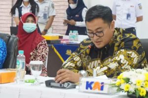 Wabup Richi Aprian Ikuti Pertemuan dengan Dirut PT KAI