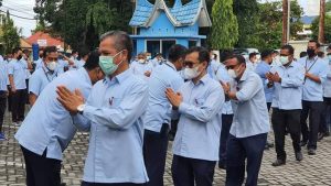 Pasca Lebaran Idul Fitri 1442 H Perumda Air Minum Kota Padang Gelar Apel