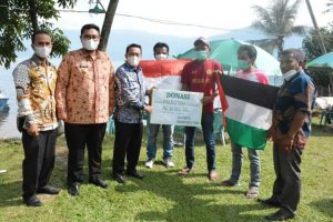 Berhasi Kumpulkan dana Tiga Puluh Juta, PSB Batu Taba Serahkan Donasi Palestina kepada Pemkab Tanah Datar