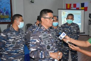 Lantamal II Lakukan FGD Dalam Meningkatkan  Stimulus Pelaku Usaha Keramba Jaring Apung Ikan Kerapu Daerah Pesisir Sumbar