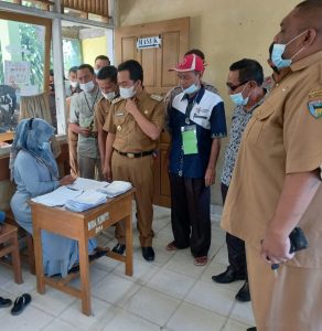 Wabup Pessel, Rudi Hariansyah Bersama Forkopimda Tinjau Pilwana di Kec. IV Jurai dan Bayang