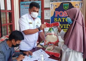 Beras Bantuan PPKM di Padang Panjang Selesai Disalurkan