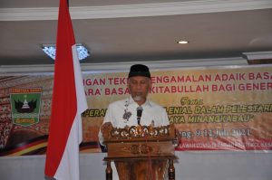 Gubernur Sumbar, Generasi Minang, Jangan Lebih Barat dari Sumatera Barat