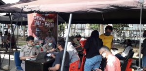 Pacu Minat Masyarakat Tuntaskan Covid-19,Gerai Vaksin Presisi Polda Sumbar “Diserbu”
