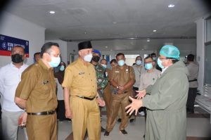 Pasien COVID-19 di RSUP M.Djamil Dapat Dukungan Moral Gubernur Sumbar