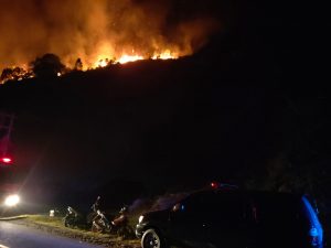 Kebakaran Lahan di Bukit Teratak Seluas 10 Hektar, Petugas Gabungan Polri, TNI, BPBD, Damkar dan Masyarakat Berupaya Padamkan Api