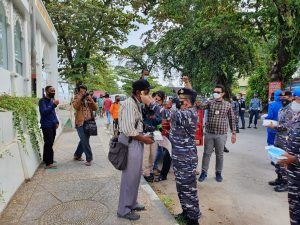 Covid-19 Semakin Menggila, Dan Lantamal II Laksamana Pertama Hargianto Ajak Untuk Patuh Prokes