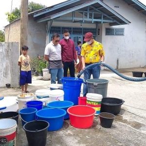 Perumdam All Out Layani Kebutuhan Air Minum Korban Banji Padang