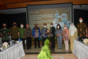 Kunjungan Kerja Ke Biofarma, Nevi Zuairina Minta Ada Fokus Produksi dan Distribusi Vaksin, Alkes dan Obat-Obatan