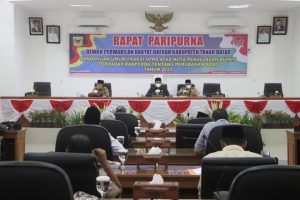 Rapat Paripurna Dewan Perwakilan Rakyat Daerah Kabupaten Daerah Tanah Datar 2021