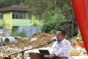 Eka Putra Resmi Peletakan Batu Pertama Pembangunan Pasar Nagari Sumanik