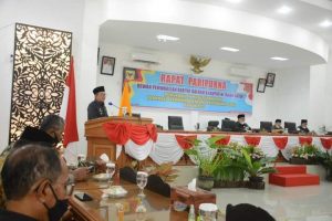 Ranperda Tentang Perubahan APBD Tahun 2021, Disetujui DPRD Menjadi Perda