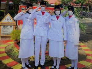 Empat Duta SMAN 1 Batang Kapas Jadi Paskibraka HUT RI ke-76 di Painan
