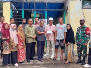 Baznas Pessel Saluran Bantuan Korban Kebakaran di Nagari Pasar Lama Muara Air Haji