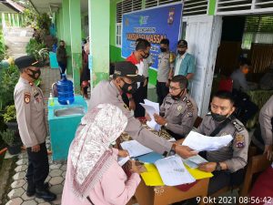 Gebyar Vaksinasi, Gerai Polres Tanah Datar gelar Vaksinasi