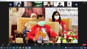 Jusuf Kalla Resmikan Program 2 juta Vaksin Covid-19 Bagi Indonesia bersama PMI