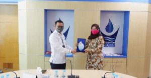 Direktur Teknik Perumda AM Kota Padang Sambut Kedatangan Direktur Perumda AM Tirta Raflesia Bengkulu