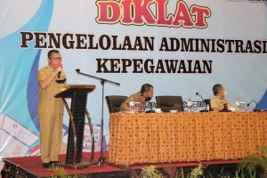 Tingkatkan Kompetensi PNS, Pemkab Laksanakan Diklat Pengelolaan Administrasi Kepegawaian